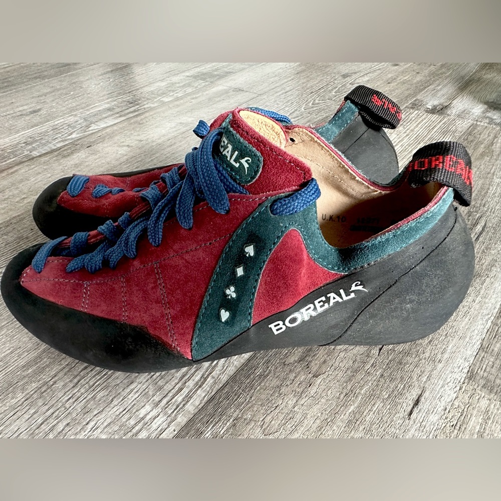 Men’s Boreal Fusion S-2 Rock Climbing shoes.